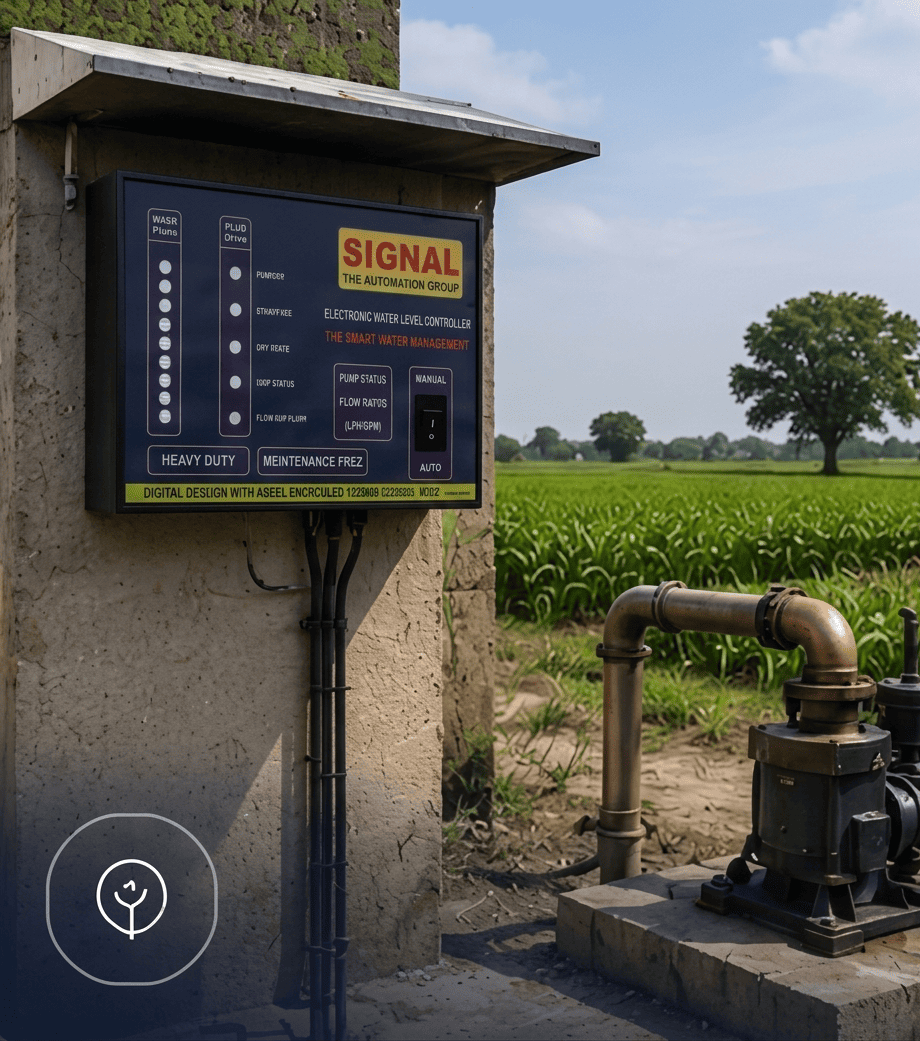 Agriculture — irrigation pumps and field tanks using SIGNAL